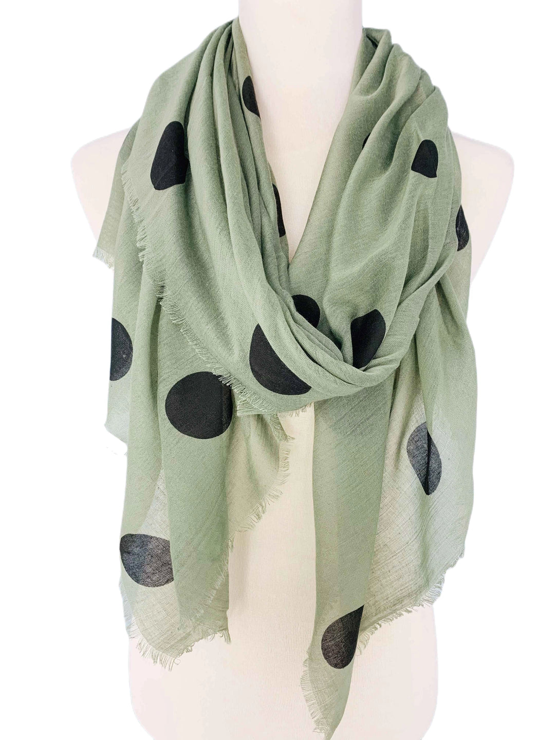 Bold Polka Dot Scarf