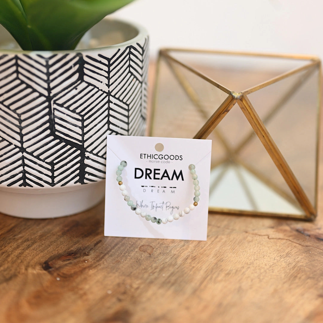 Morse Code Bracelet - DREAM