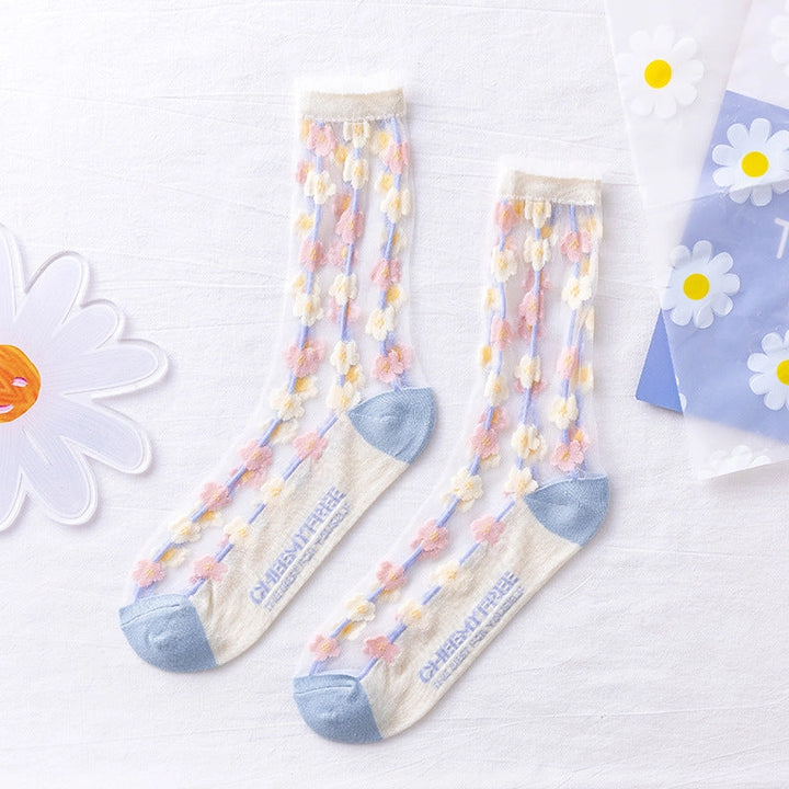 Retro Sheer Socks
