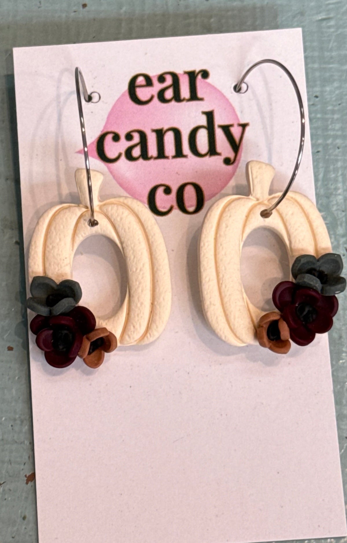 Pumpkin Hoops by Ear Candy Co.