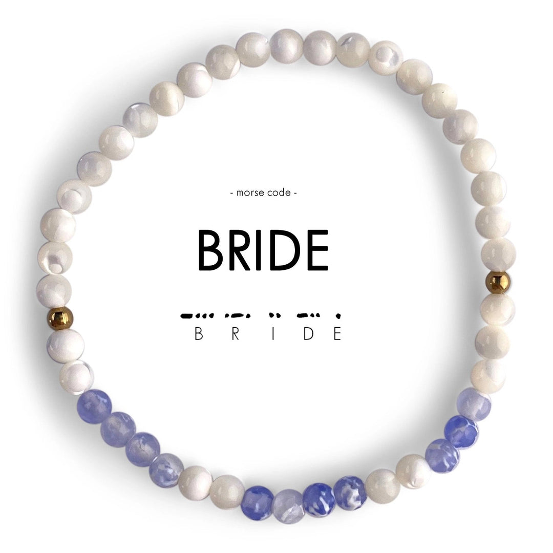 Morse Code Bracelet - BRIDE