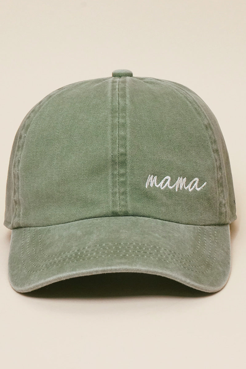 'Mama' Embroidered Baseball Cap