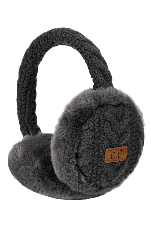 Braided Cable Knit Ear Muffs