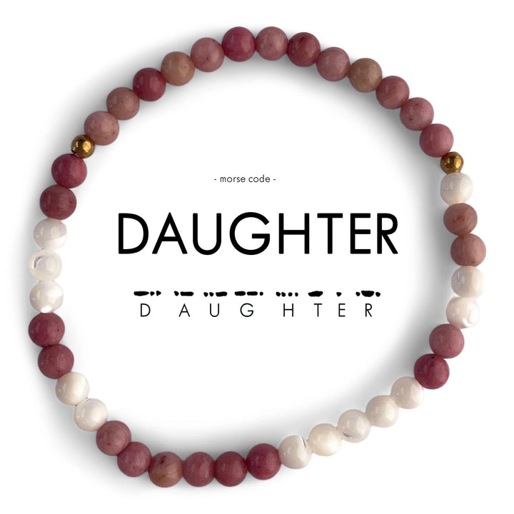 Morse Code Bracelet - DAUGHTER