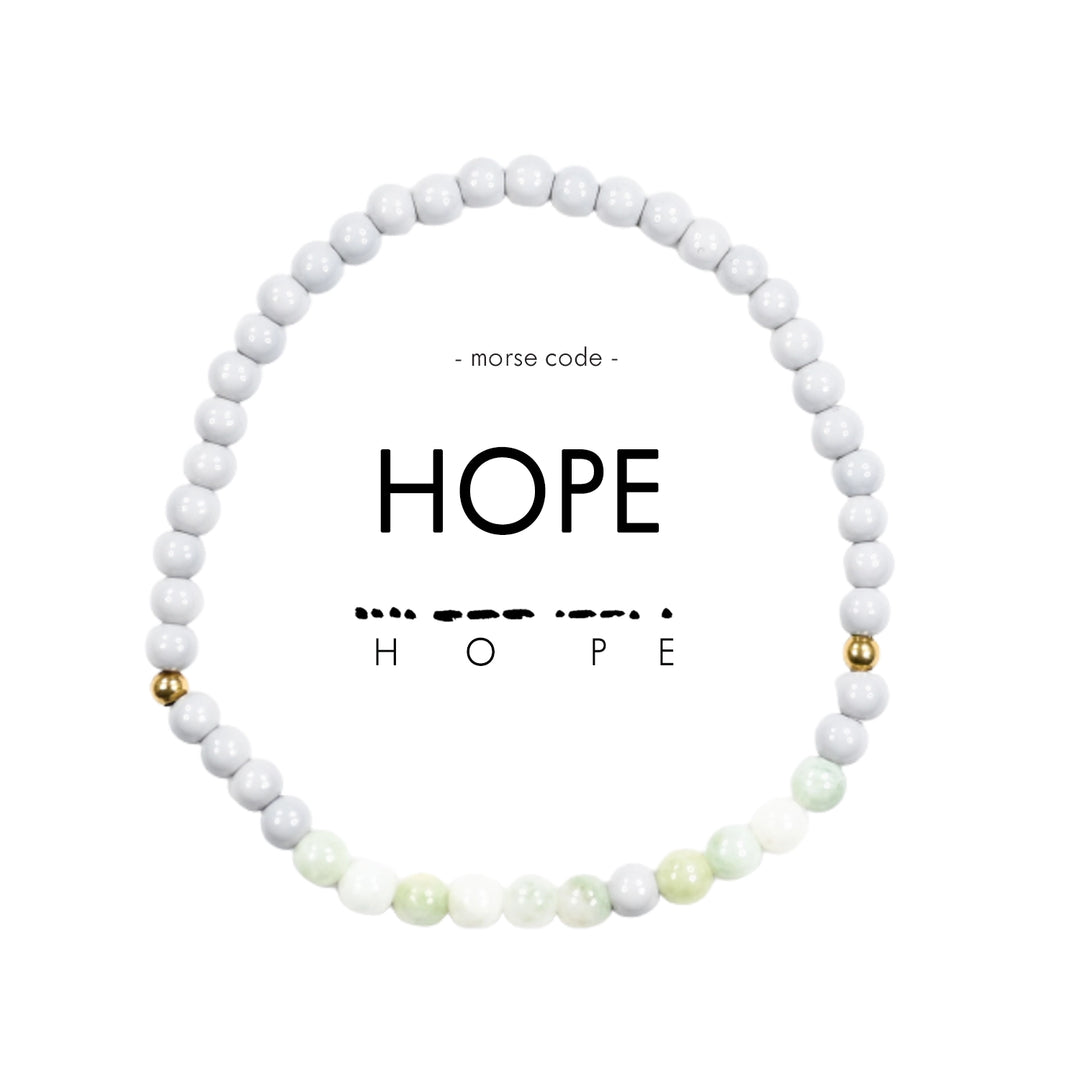 Morse Code Bracelet - HOPE