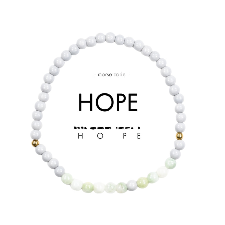 Morse Code Bracelet - HOPE