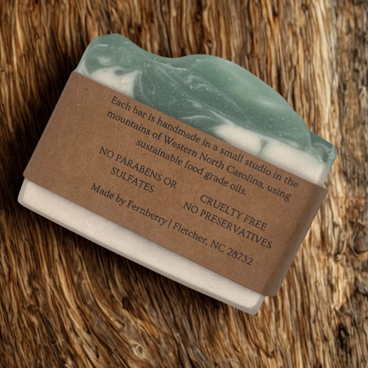 Fernberry Vegan Soap Slice - Eucalyptus + Mint