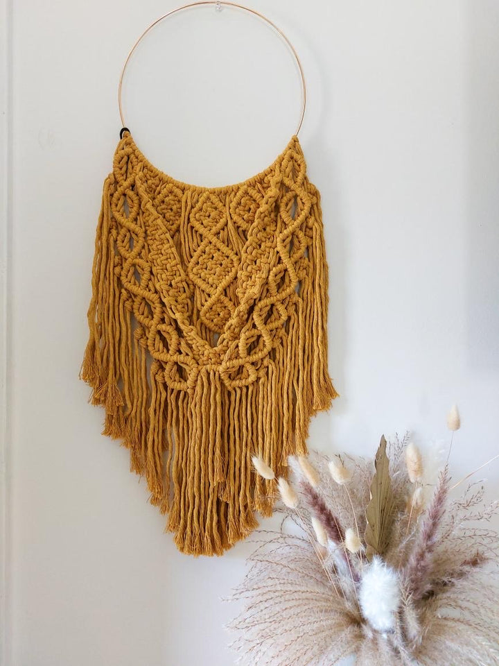 Macrame On Hoop Wall Hanging