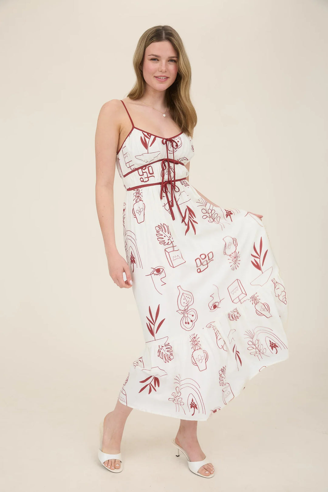 Doodle Print Dress