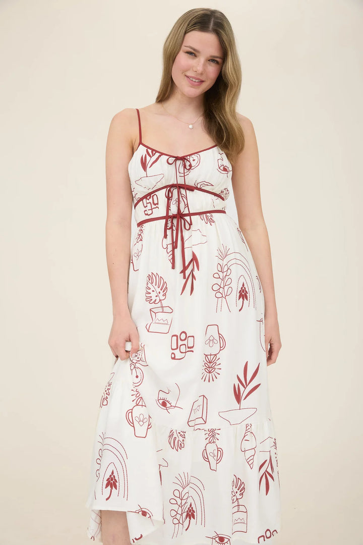 Doodle Print Dress