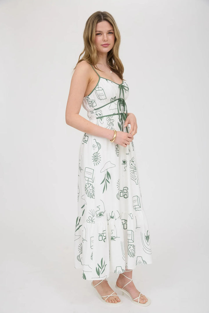 Doodle Print Dress