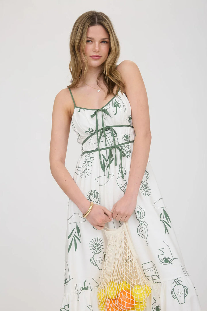 Doodle Print Dress
