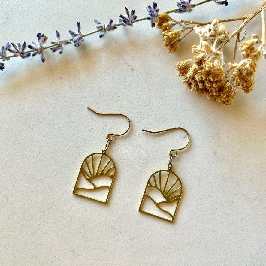 Blue Ridge Sunrise Earrings