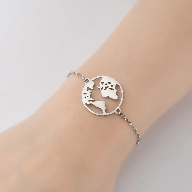 Dainty World Charm Bracelet
