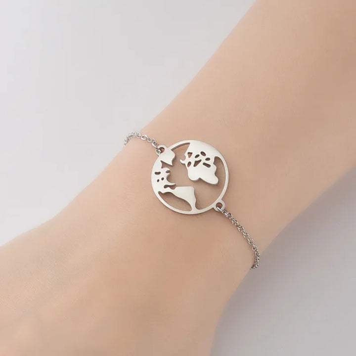Dainty World Charm Bracelet