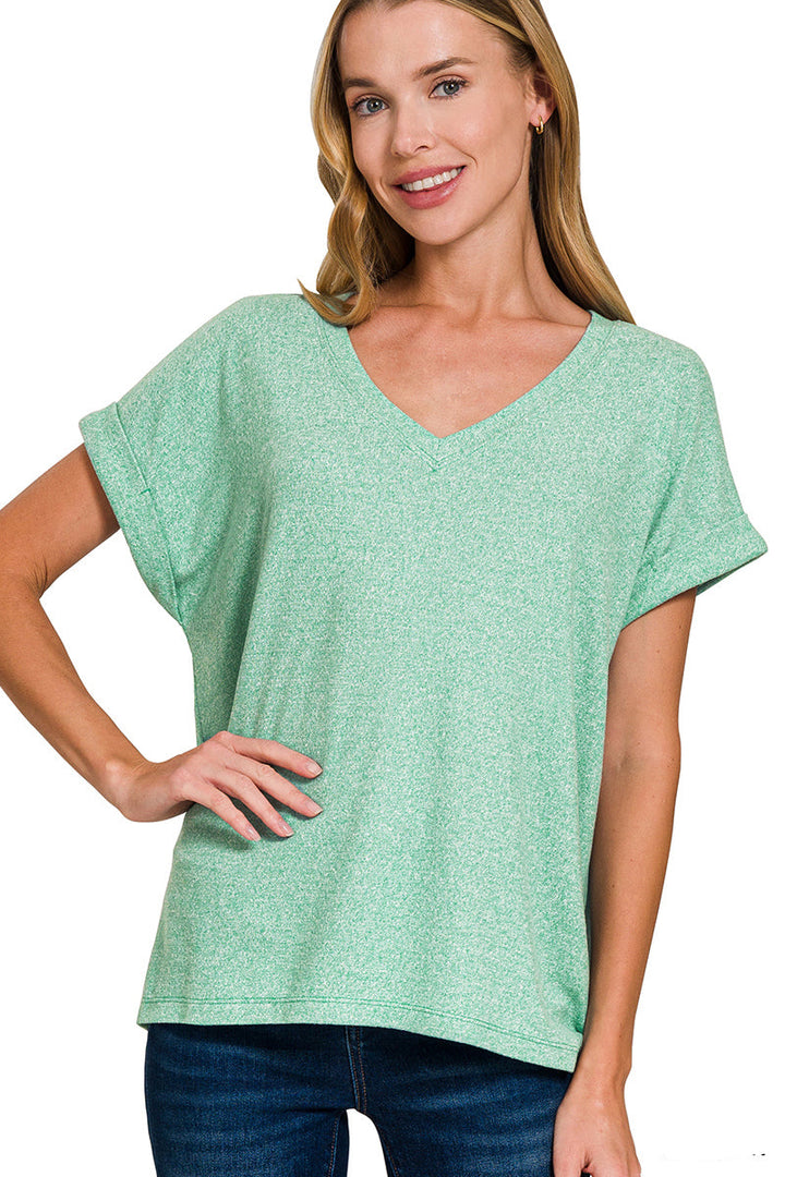 Short Sleeve Hacci Top