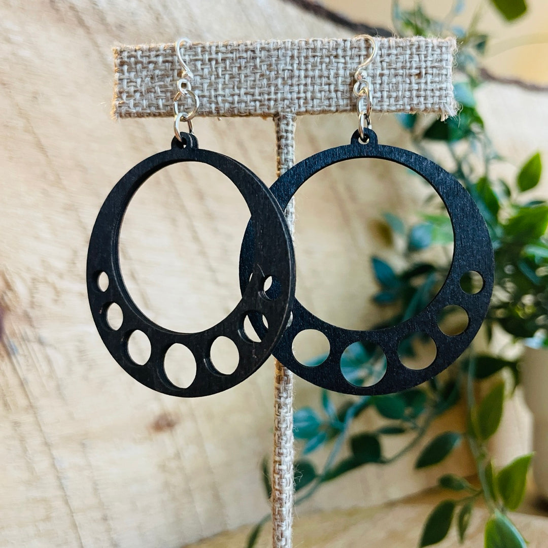 Inner Circles - Laser Cut Wooden Earrings