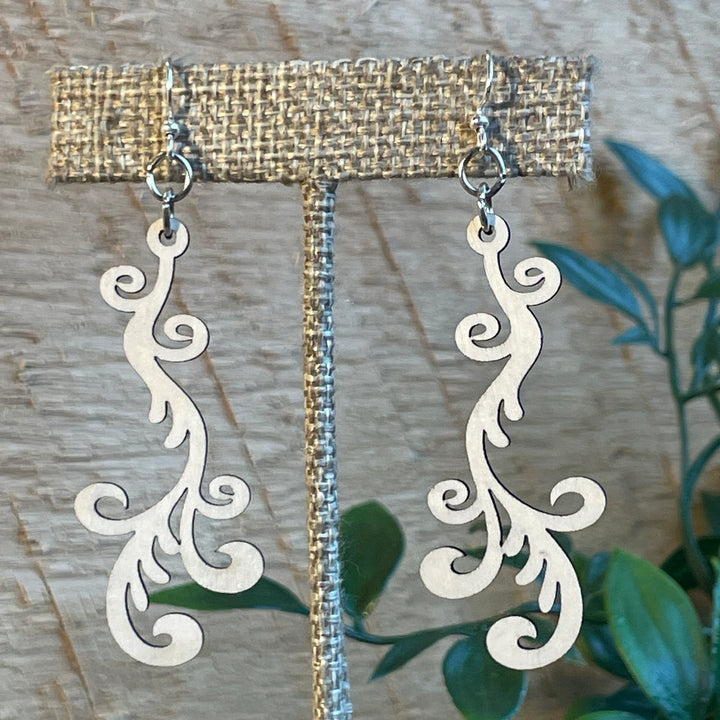 Falling Vine - Laser Cut Earring