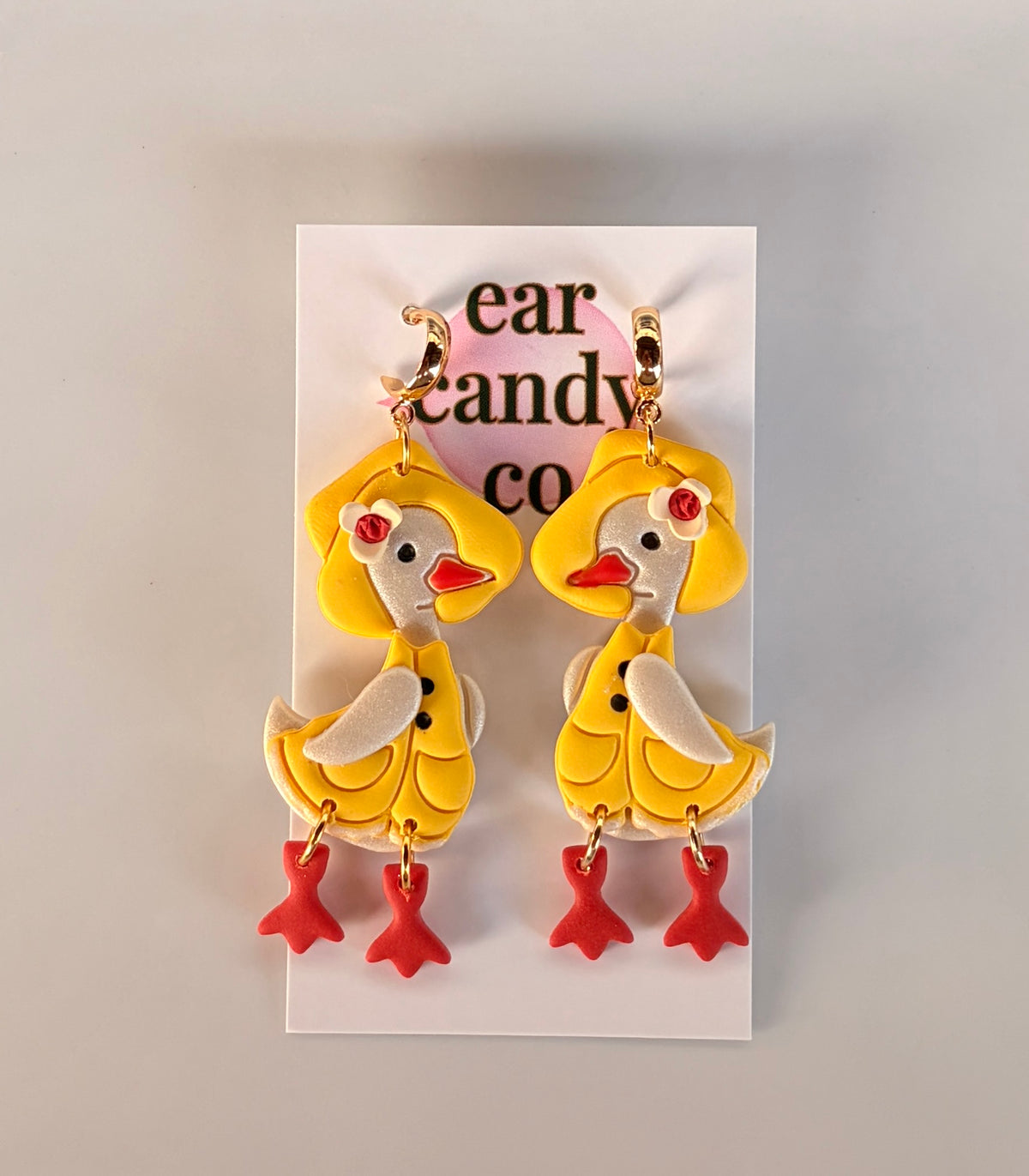 Porch Goose Earrings