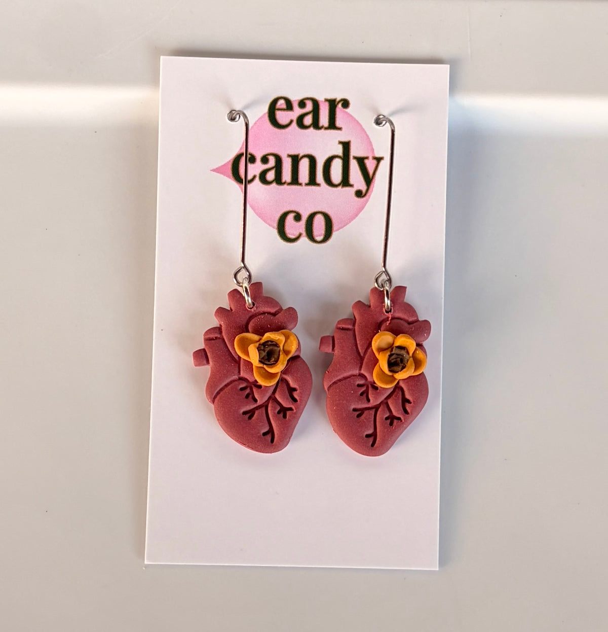 Anatomical Heart Earrings