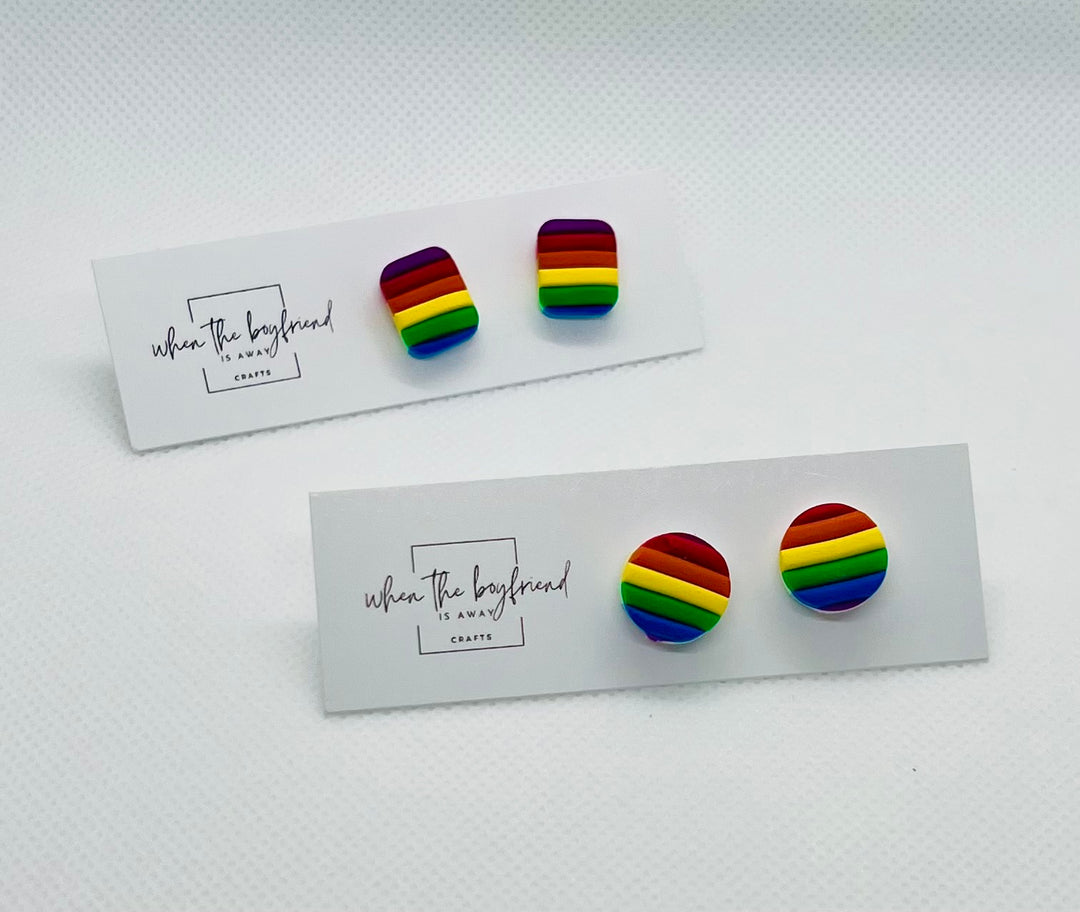 Rainbow Studs