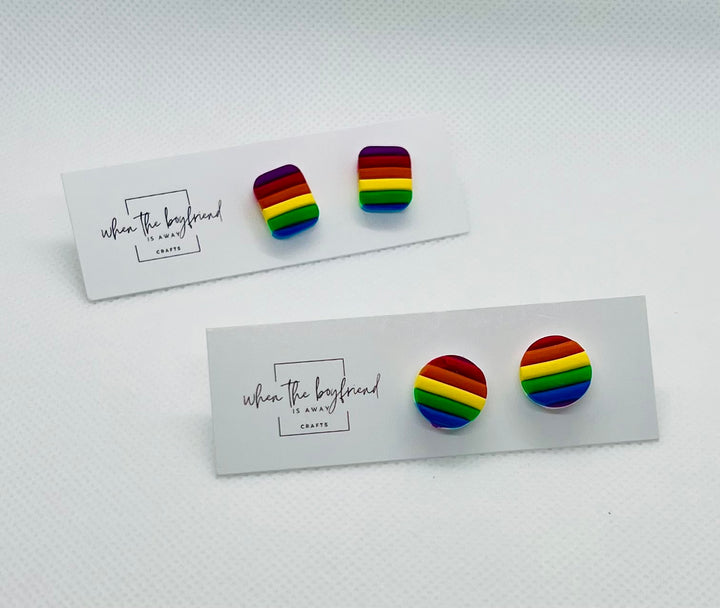 Rainbow Studs