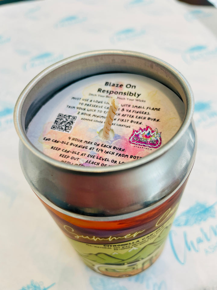 Citronella Beer Can-dle