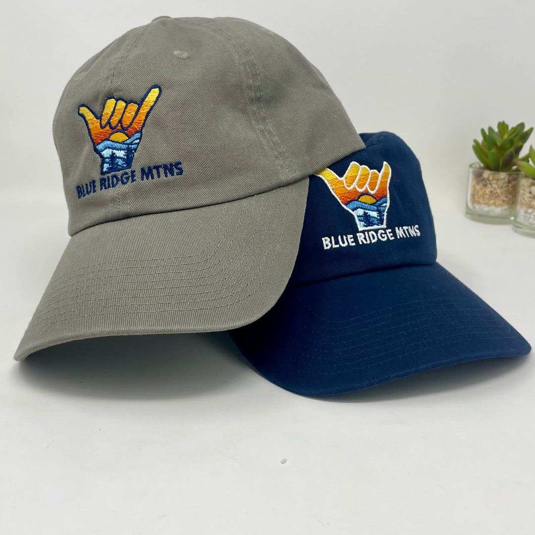 Blue Ridge Mountains Shaka Sign Cap