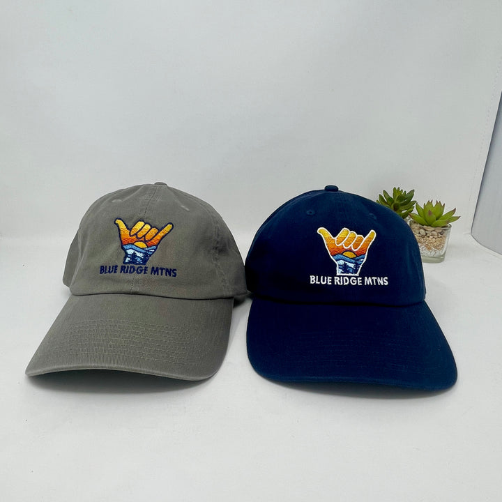 Blue Ridge Mountains Shaka Sign Cap