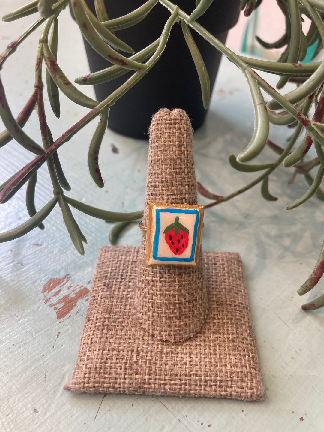 Petite Charm Ring