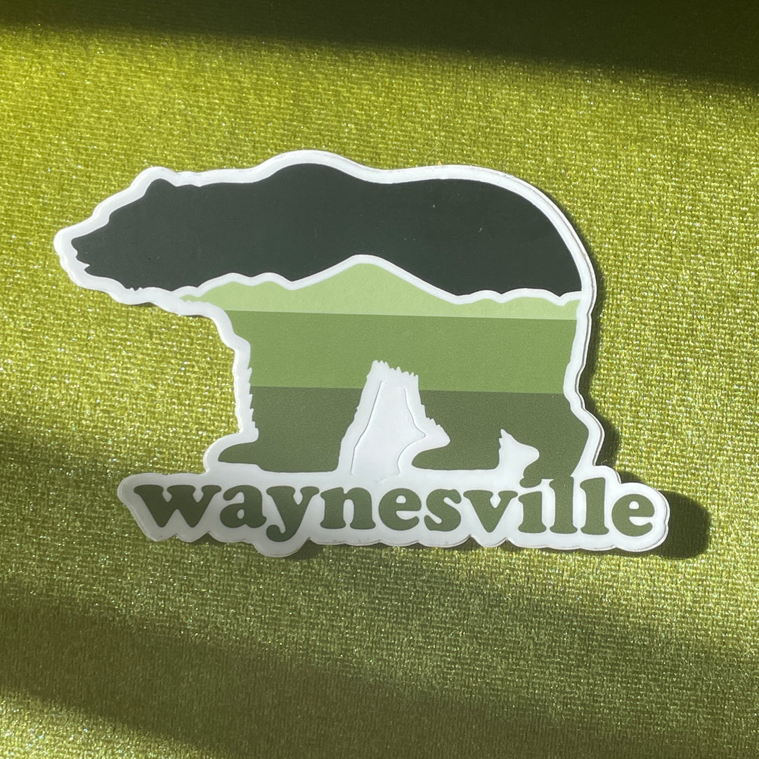Waynesville Bear Sticker