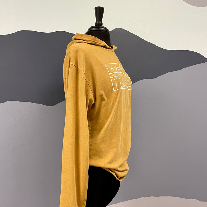 'Asheville Sunrise' Hooded Long Sleeve Top
