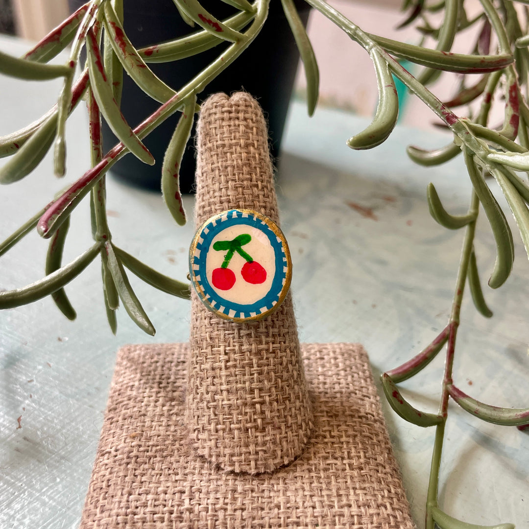 Petite Charm Ring