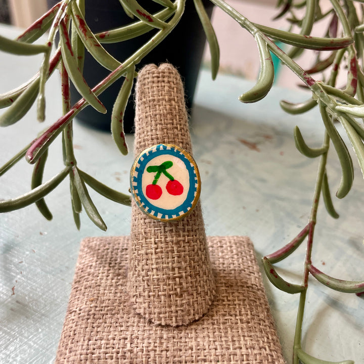 Petite Charm Ring