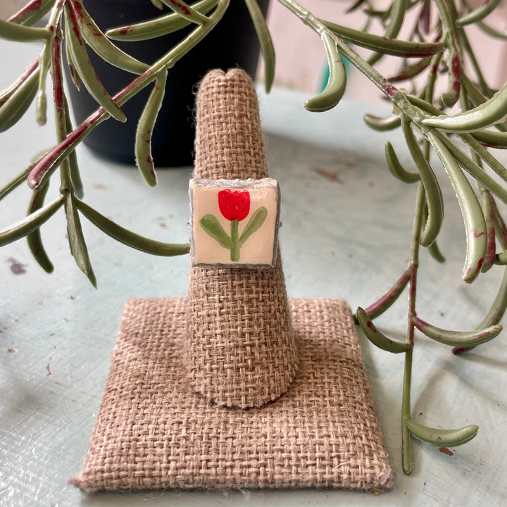 Petite Charm Ring
