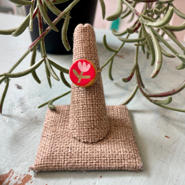 Petite Charm Ring