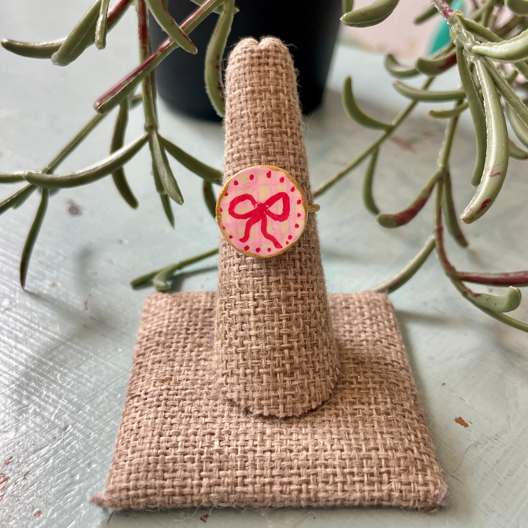 Petite Charm Ring