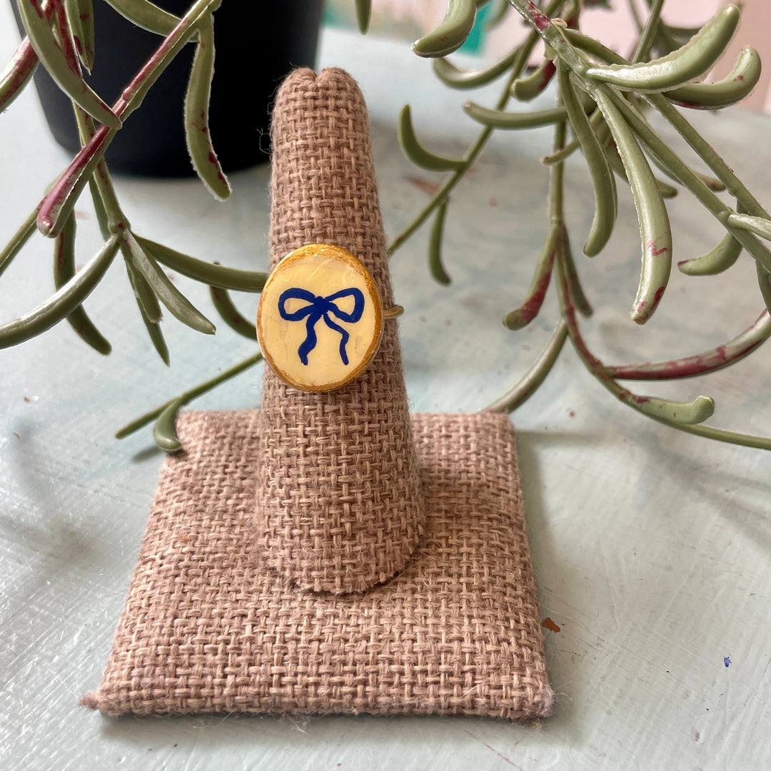 Petite Charm Ring