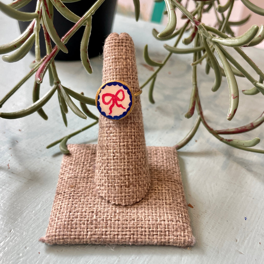 Petite Charm Ring