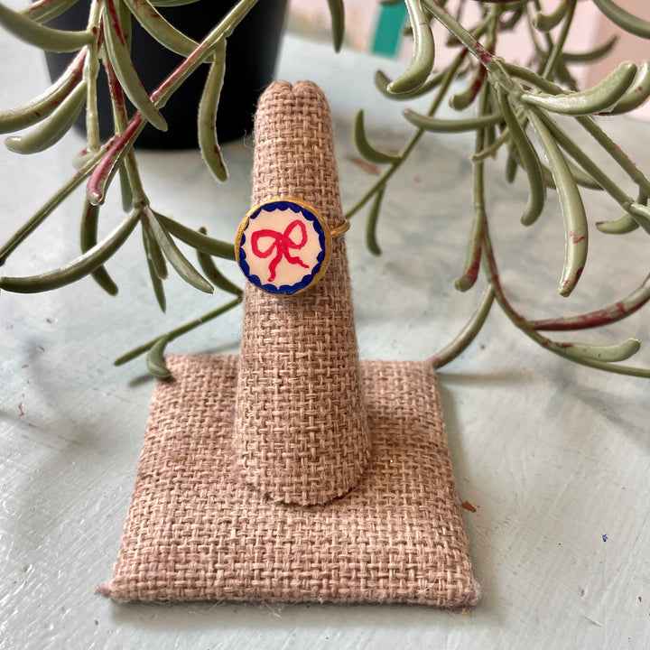 Petite Charm Ring