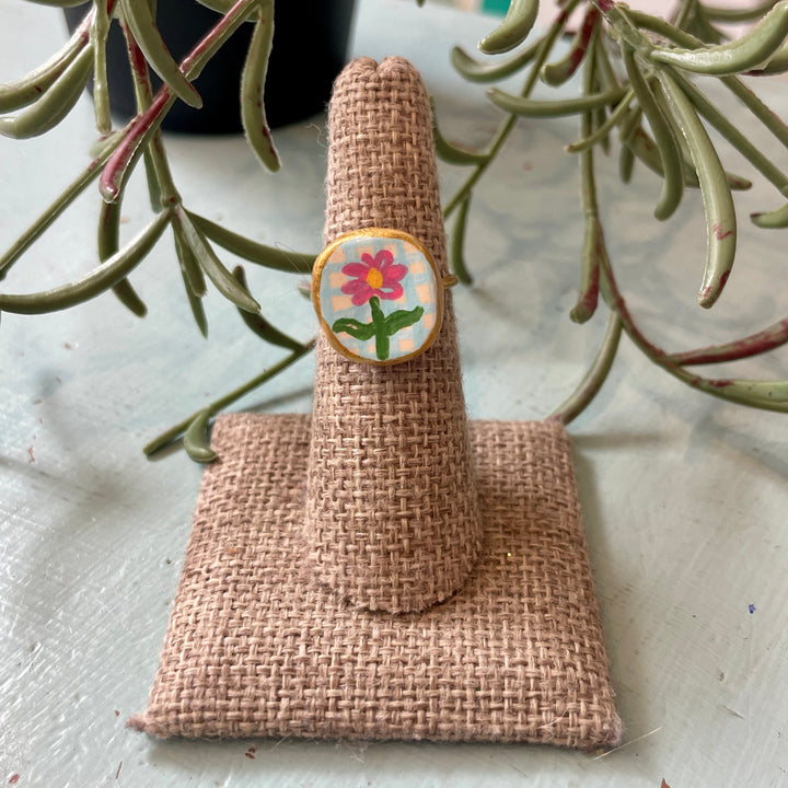 Petite Charm Ring