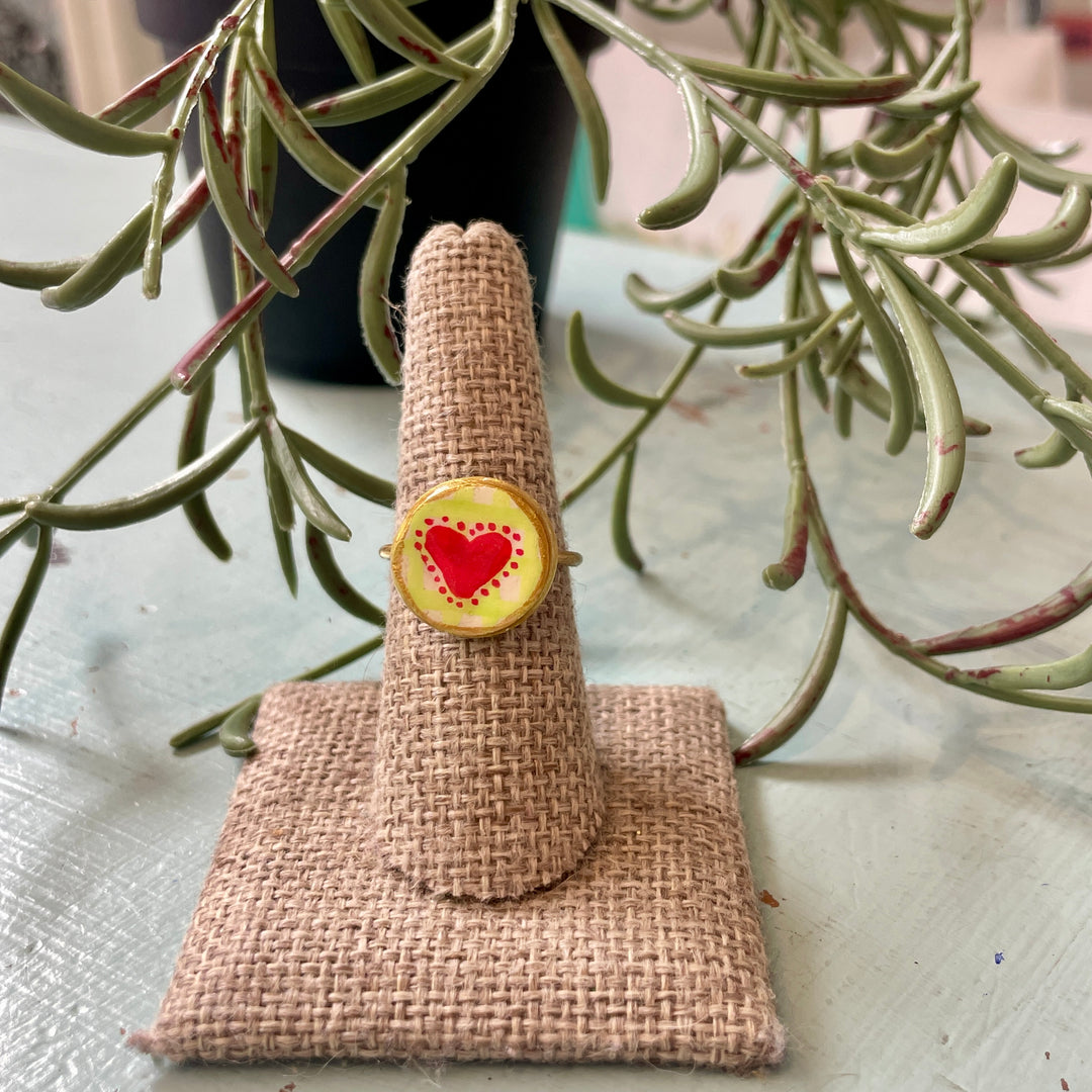Petite Charm Ring
