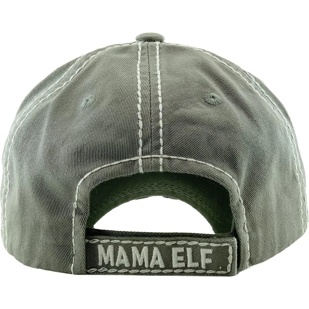 'Mama Elf' Vintage Baseball Cap