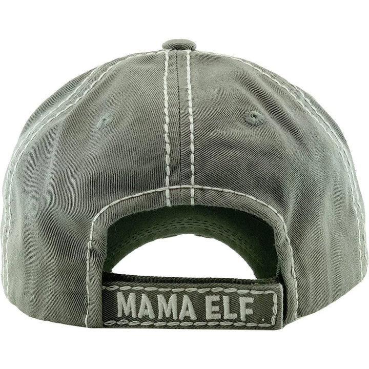 'Mama Elf' Vintage Baseball Cap