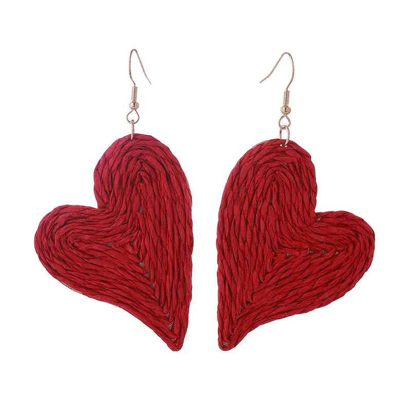 Oversized Paper Heart Dangles