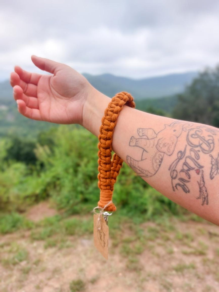 Macramé Wristlet - Fall Colors