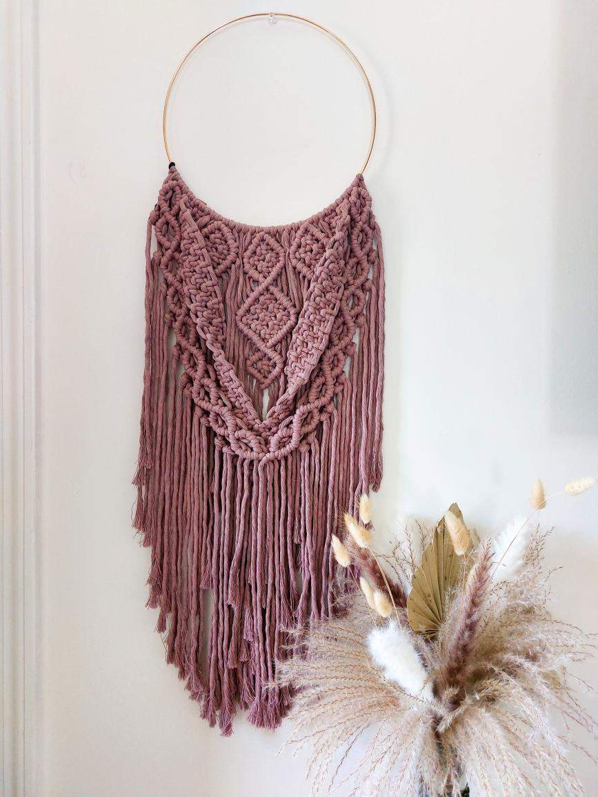 Macrame On Hoop Wall Hanging