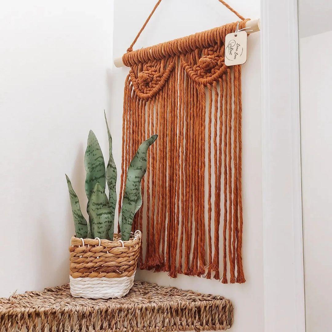 Driftwood + Macramé Boobies Wall Hanging