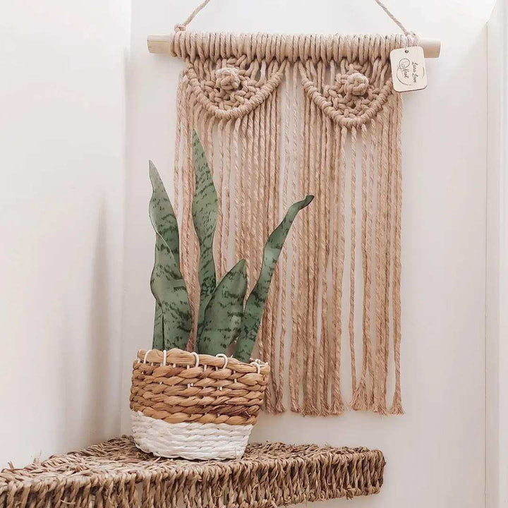 Driftwood + Macramé Boobies Wall Hanging