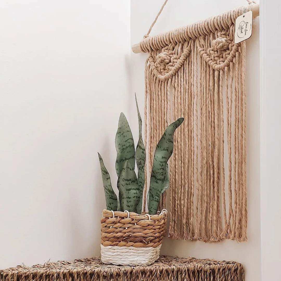 Driftwood + Macramé Boobies Wall Hanging